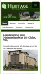 Mobile Screenshot of heritagelandscaping.com