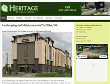 Tablet Screenshot of heritagelandscaping.com